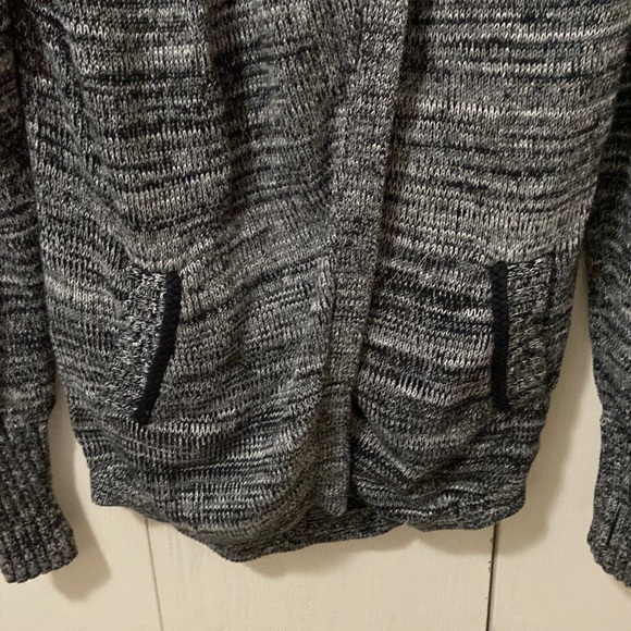 Ivivva Black & White Asymmetrical Knit Sweater - Picture 3 of 7